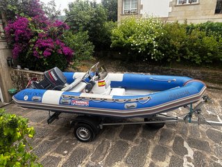 Semirrígida Narwhal 485 con Motor Yamaha 60cv