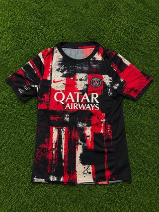 Camiseta PSG Nike Negra, Roja y Blanca