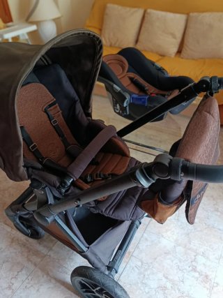 Carro de bebé completo con silla y capazo