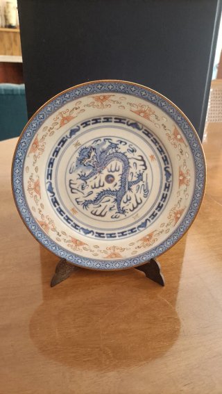 Plato Decorativo con Peana
