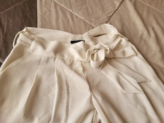 Pantalón Mango Blanco de Entretiempo