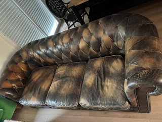 Sofá Chesterfield de Piel