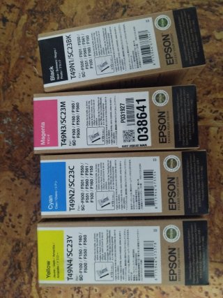 Set 4 Tintas Epson Sublimación SC-F500