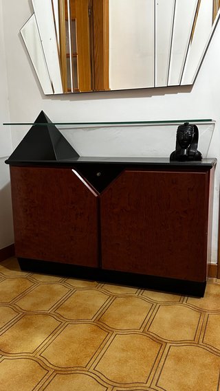 Mueble recibidor de madera