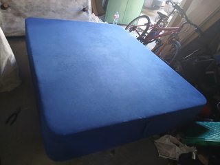 Canapé Abatible 135x180 cm Azul