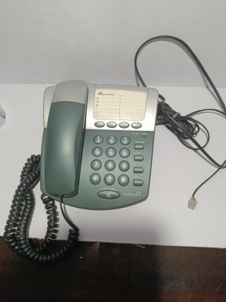 Teléfono Fijo Telecom Gris