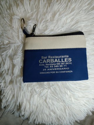 Llavero Monedero Bar Restaurante Carballes