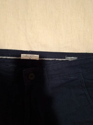 Pantalón chino hombre Easy Wear Azul Talla 42