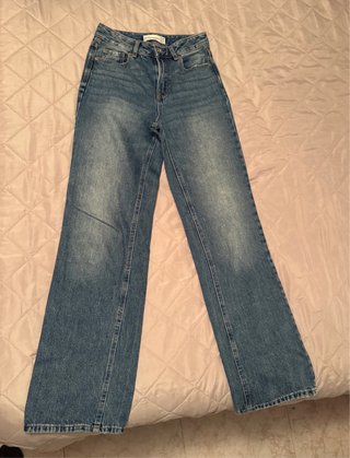 Vaqueros Stradivarius Azul
