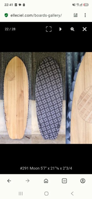 Tabla de Surf Elleciel Moon 5'7