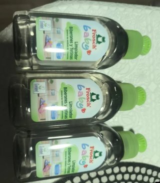 Lote 3 Geles Limpia Biberones Frosch Baby