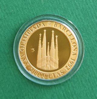 Moneda 20.000 Pesetas Olimpiada Barcelona 1992