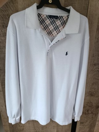 Polo Ralph Lauren Blanco Manga Larga