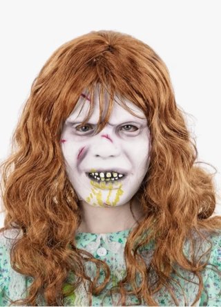 Máscara de Halloween con Peluca