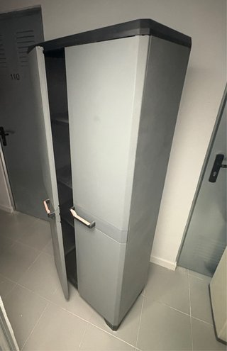 Armario Exterior de Plástico Gris
