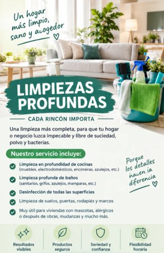 Limpieza General y Profunda