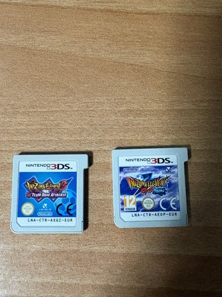 Lote 2 Juegos Inazuma Eleven (Nintendo 3DS)