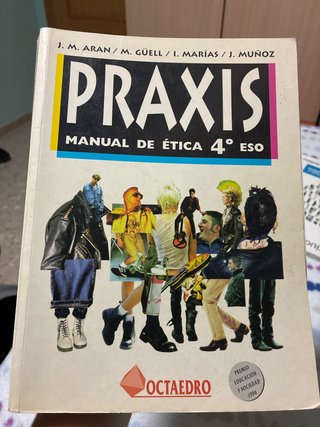 Praxis, 4º ESO: manual de ética