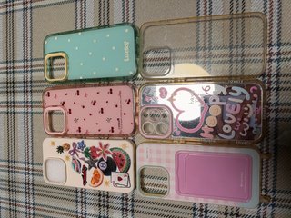 Lote de 6 Fundas para iPhone 15 Pro Max
