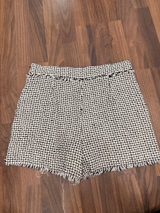 Shorts de Tweed Estampado
