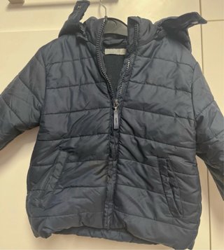 Chaquetón Acolchado Azul Marino para Niño