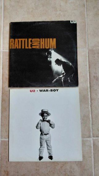 2 VINILOS U2 2LP RATTLE AND HUM / EP WAR BOY
