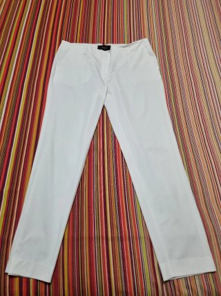 Pantalón de vestir Mango blanco