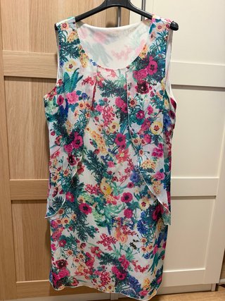 Vestido de flores multicolor