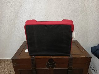 Sillón infantil de espuma rojo