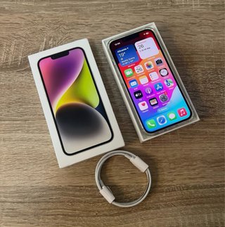 iPhone 14 Blanco  Pantalla Nueva  Bateria 100%