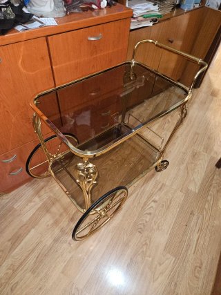 Carrito auxiliar de bebidas vintage