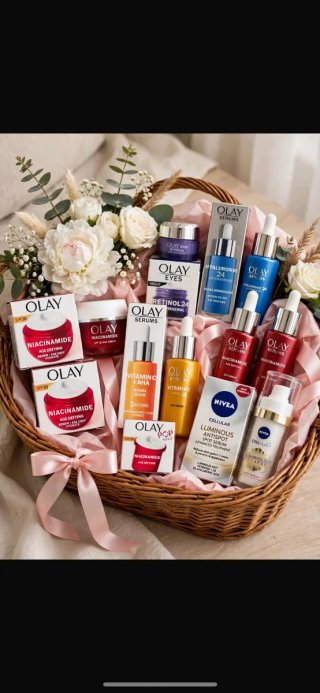 Lote de productos Olay y Nivea
