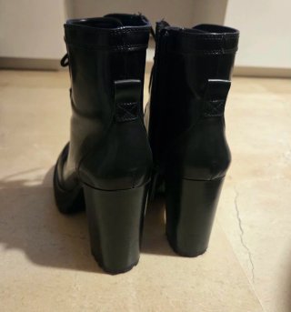 Botines Negros Bershka