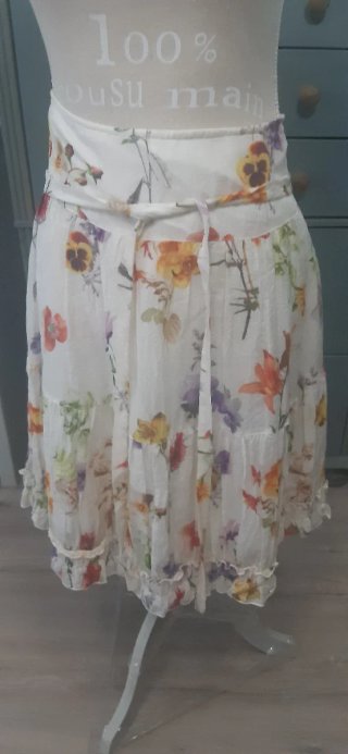 Falda Estampada de Flores