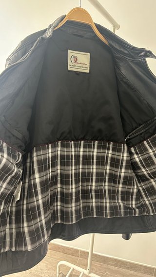 Chaqueta de Piel Negra Shades of Leather XL