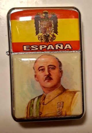 Mechero tipo cipo con Bandera preconstitucional