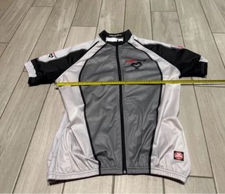 Maillot de Ciclismo Blanco y Gris