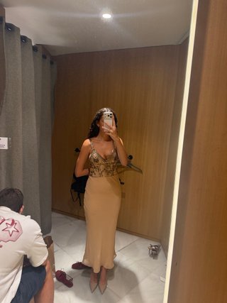 Vestido Joya Zara con Capa