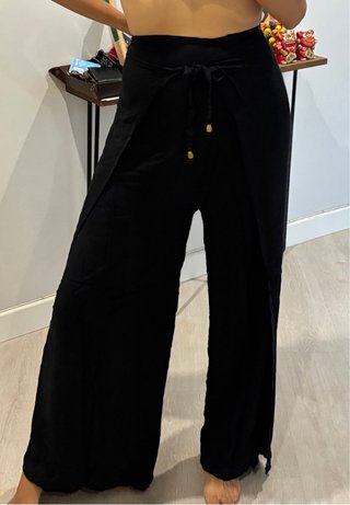 Pantalón de Algodón Negro