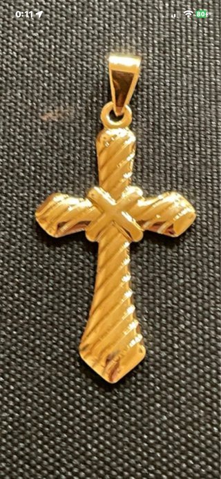 Cruz de Oro Laminado 14k