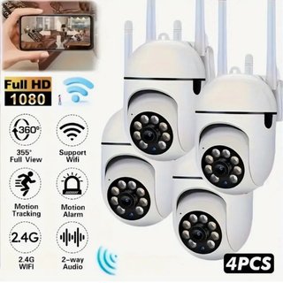 Set de 4 Cámaras de Vigilancia Full HD