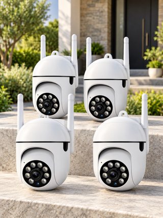 Set de 4 Cámaras de Vigilancia Full HD