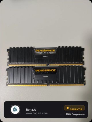 Memoria RAM Corsair DDR4 32GB (2x16GB) 3200MHz