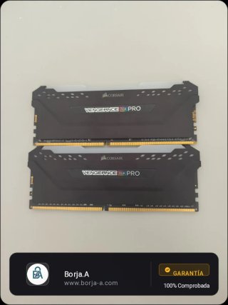 Memoria RAM Corsair RGB Pro 32GB (2x16GB) 3200MHz