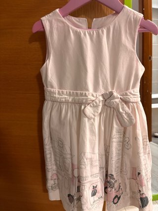 Vestido de Mayoral talla 4 Rosa con Estampado
