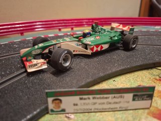 SCALEXTRIC TECNITOYS 2004 JAGUAR F1 #14 M.Webber