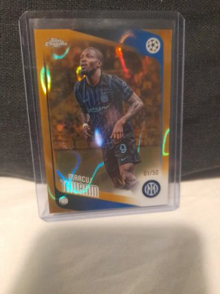 Carta Marcus Thuram Topps Chrome 01/50