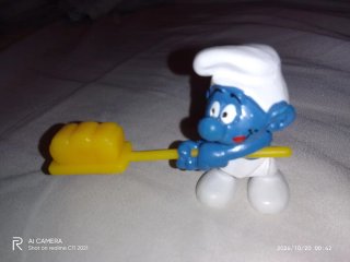 Figura Pitufo Pastelero