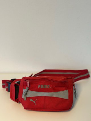 Riñonera PUMA Roja y Gris