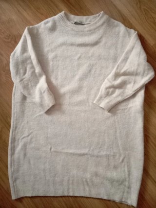Vestido de invierno beige